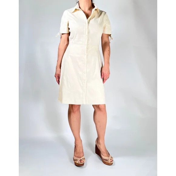 theory beige dress Cove Mini Dress / Beige | Silent Theory main image 0